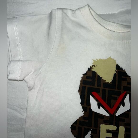 FENDI MONSTER BABY TEE 12M - Picture 6 of 6